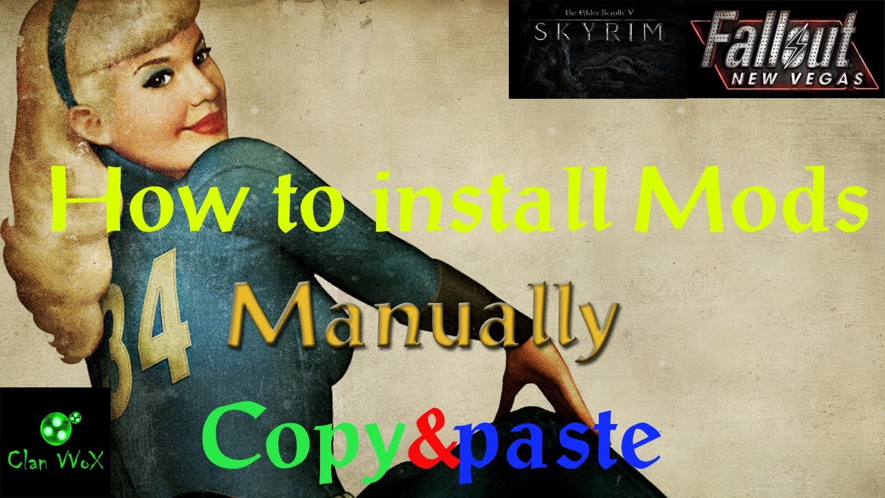 skyrim how to manually download mods